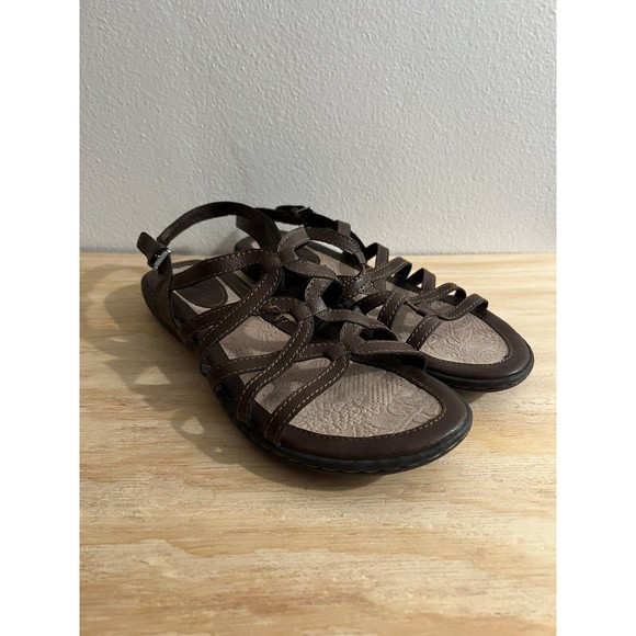 Born Concepts BOC Cora Brown Adjustable Strap Slingback Sandals Z27723 Womens 7 - Picture 1 of 15